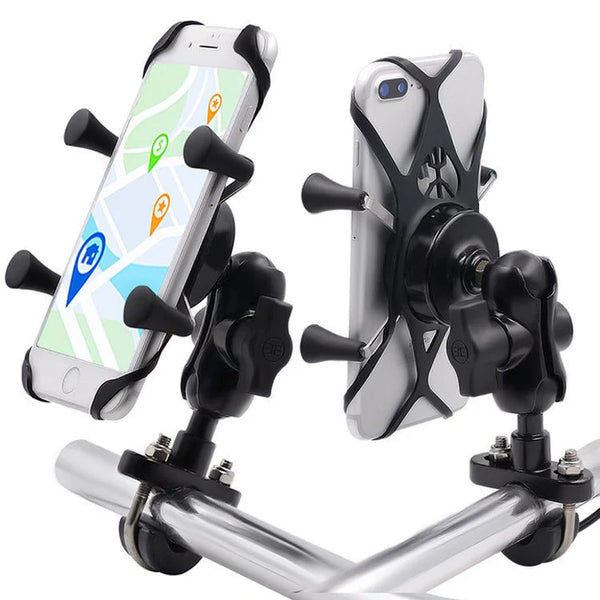 ⁠Motorcycle Mobile Phone Bracket Modification Electric Bike Bicycle Accessories Aluminum Alloy Base Bracket